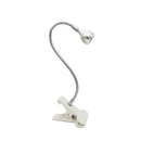 Axyaa Dimmable LED Clip-On Reading Light with Flexible Gooseneck for Bedroom Desk