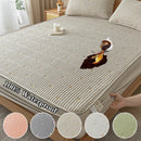 Axyaa Ultrasonic Waterproof Mattress Protector Embroidered Fitted Sheet