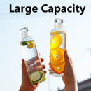 Axyaa Glass Water Bottle - Large Capacity, Multi-function, Portable, Sports Bottle