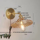 Axyaa Nordic LED Wall Sconce Pull Chain Switch Stair Light Fixture