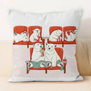 Axyaa Cute Animal Nap Pillow Sofa Cushion Home Decor