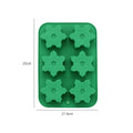 Silicone Christmas Chocolate Mold Set Snowflake Tree Stars Elk Snowman Axyaa
