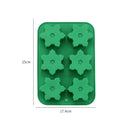 Silicone Christmas Chocolate Mold Set Snowflake Tree Stars Elk Snowman Axyaa