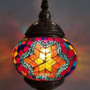 Mediterranean Style Turkish Table Lamp by Axyaa: Hand-Inlaid Glass Mosaic for Bedroom & Living Room