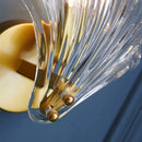 Axyaa Nordic Glass Shell Wall Lamp E14 Bedroom Living Room Corridor Light