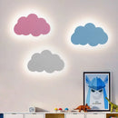 Axyaa Cartoon Cloud LED Wall Lamp for Children's Bedroom