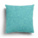 Axyaa Green Blue Wave Pattern Decorative Pillow Sleeve for Bedroom, Sofa, Car, Office