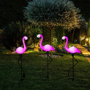 Axyaa Flamingo Solar Stake Lights for Garden - Outdoor Lawn Decorations and Ornaments