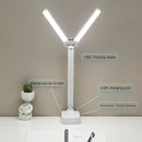 Axyaa LED Desk Lamp: Rechargeable, Dimmable, Touch Control, Foldable, Eye Protection