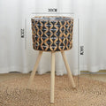 Axyaa Woven Gourd Grass Flower Pot for Balcony Planting