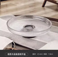 Axyaa Glass Fruit Plate: High-Capacity Candy Box, Elegant Living Room Ornament