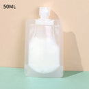 Axyaa 100ml Lotion Dispenser Bag: Travel-friendly, Leakproof & Reusable Beauty Pouch