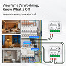 Axyaa Smart WiFi Energy Meter Clamp 80A 1/2CH Power Monitor Alexa Google Home