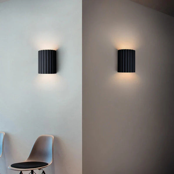 Nordic Resin Pumpkin Wall Lamp for Corridor and Bedroom by Axyaa