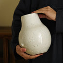 Axyaa Ceramic Countertop Vase - Modern Home Flower Arrangement Piece