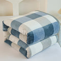 Axyaa Cartoon Pattern Flannel Blanket: Cozy Soft Plush Lightweight Throw for Sofa
