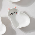 Axyaa Animal Ceramic Dish Set for Home Kitchen Seasoning - Japanese Style Mini Plate