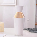Axyaa Luxe Gold White Black Ceramic Vase Set for Minimalist Home Decor