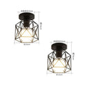 Axyaa Nordic Iron Ceiling Light for Kitchen, Hallway, Balcony - Retro Minimalist Design