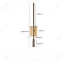 Axyaa Adjustable LED Line Reading Wall Lamp with Switch for Study & Bedroom