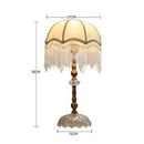 Axyaa Gold Lustre Table Lamp for Bedroom Decor Princess/Kids Room Loft