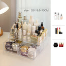 Axyaa Cosmetic Storage Box with Large Capacity Drawers for Beauty and Makeup Organization.