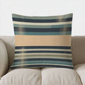Axyaa Striped Pattern Throw Pillow Cover for Sofa, Bedroom, Car - Stylish Cushion Cover