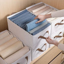 Axyaa Jeans Pants Storage Box Wardrobe Organizer Cabinet Drawers Box for Clothes