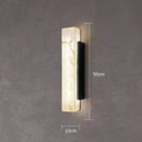 Axyaa Outdoor Marble Wall Lamp for Courtyard Gate, Waterproof Villa Exterior Wall Light