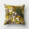 Axyaa Tropical Green Plant Tree Leaves Flower Cushion Cover 45X45CM