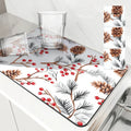 Axyaa Christmas Pine Kitchen Drying Mat