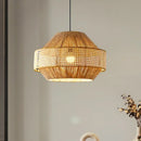 Axyaa Woven Rattan Pendant Chandelier for Retro Home Decor