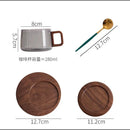 Axyaa Camellia Glass Coffee Cup Set