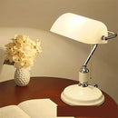 Axyaa Glass Table Lamp: Elegant LED Light for Home Office Bedroom Study
