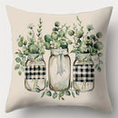 Axyaa Flower Bow Print Pillowcase for Living Room Sofa Chair Decoration