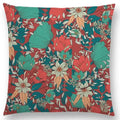 Axyaa Botanical Floral & Butterfly Cushion Cover - Home Decor Sofa Pillow Case