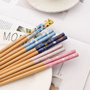 Axyaa Wood Sushi Chopsticks Set - Japanese & Chinese Tableware Gift
