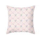 Axyaa Pink Blue Abstract Plants Floral Pillows Case - Modern Art Decor Sofa Couch