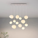Axyaa Modern LED Chandelier Pendant Light Ceiling Lamp for Stylish Interior Lighting