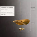 Axyaa Nordic Copper Lotus Chandelier LED Ceiling Lamp for Modern Luxury Home Decor