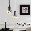 Axyaa Black & White Marble Luxury Pendant Lights for Bedroom Chandeliers