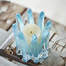 Axyaa Glass Vase Ornament Decorative Flower Vessel Hydroponic Desktop Arrangement