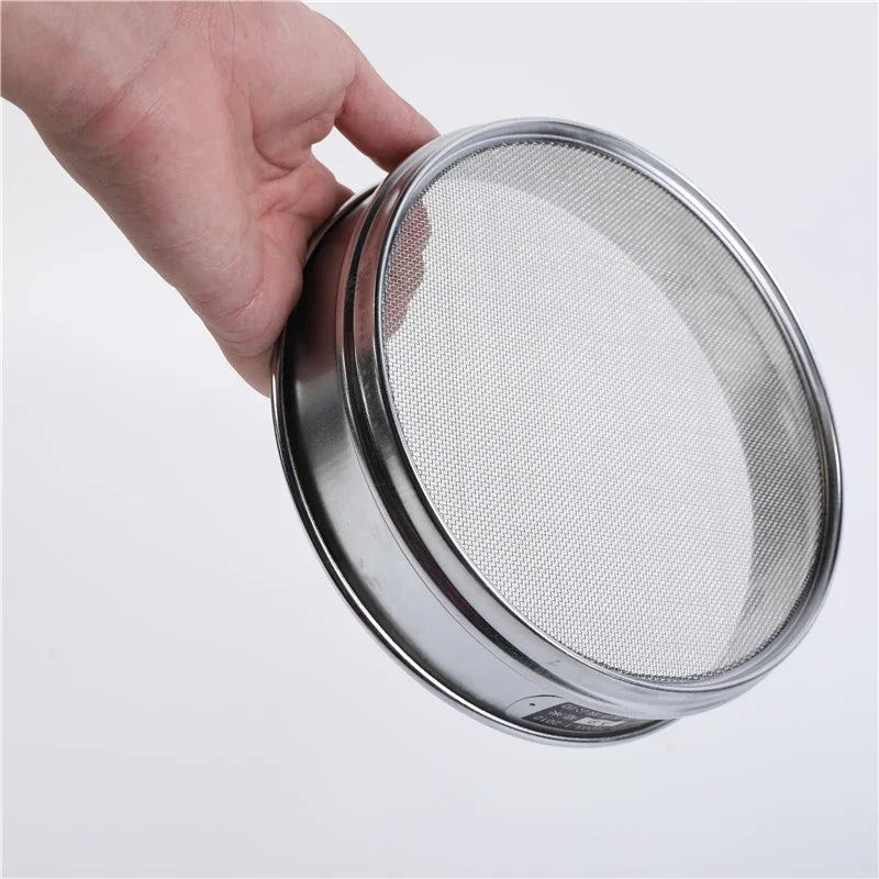 Axya 304 Stainless Steel Lab Powder Sieve Mesh 325-2000, Particle Separation Flour Screen