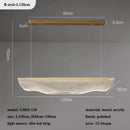 Axyaa LED Acrylic Chandelier for Modern Minimalist Home Decor