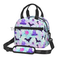 Axyaa Halloween Bats Insulated Lunch Bag with Adjustable Strap