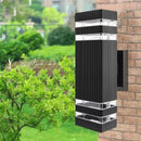 Axyaa LED Outdoor Wall Lamps GU10 e27 Waterproof Square Sconces IP65 Balcony Street Lighting