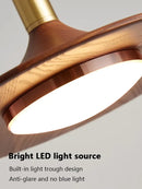 Axyaa Retro LED Pendant Light for Dining, Bar & Bedroom in Walnut Color