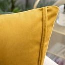 Axyaa Orange Yellow Velvet Throw Pillow Covers Halloween Home Decor