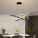Axyaa Modern Linear Pendant Chandelier LED Lighting Fixture