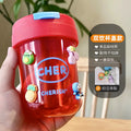 Axyaa Kids' Big Belly Straw Cup - Cute Portable High Value Water Mug Gift
